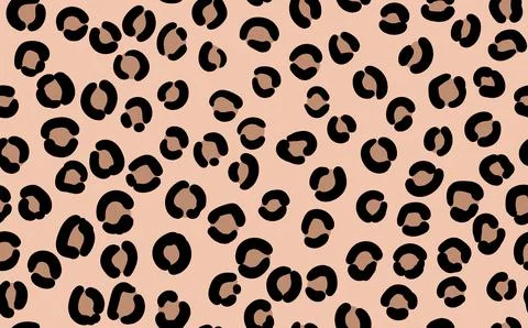 Abstract modern leopard seamless pattern. Animals trendy background. Beige and 스톡 일러스트
