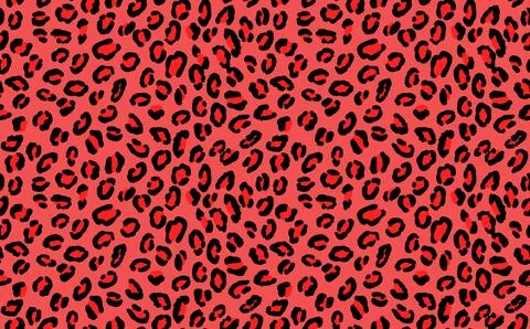 Abstract modern leopard seamless pattern. Animals trendy background. Pink and Illustrazione stock