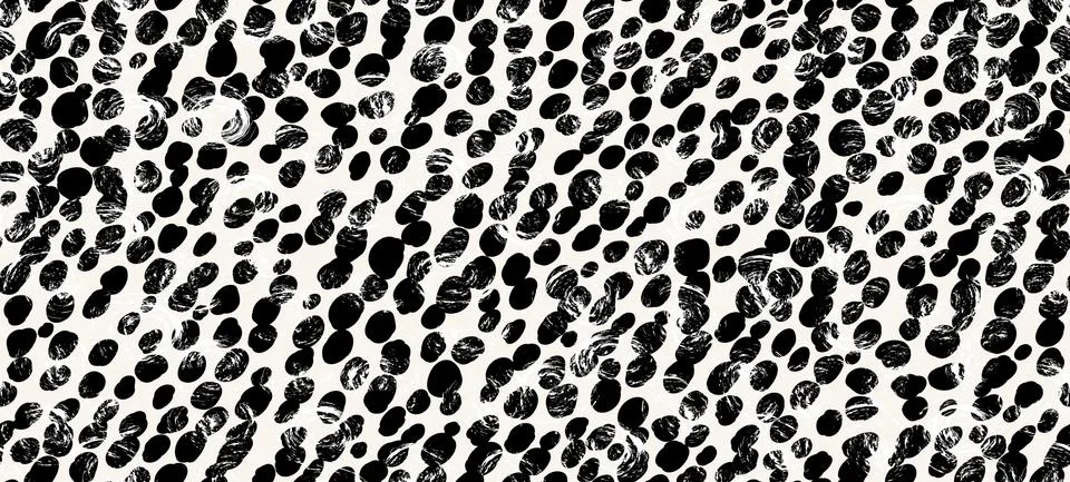 Abstract modern leopard seamless pattern. Animals trendy background. Black and Stock Illustration