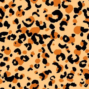 Abstract modern leopard seamless pattern. Animals trendy background. Beige and Illustrazione stock