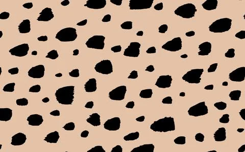 Abstract modern leopard seamless pattern. Animals trendy background. Beige and Illustrazione stock