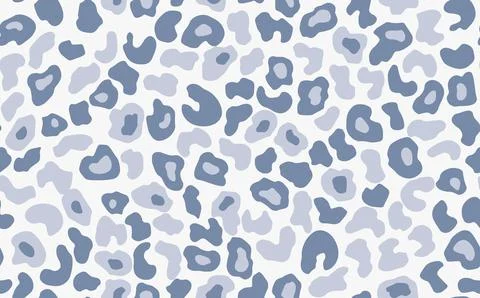Abstract modern leopard seamless pattern. Animals trendy background. Grey Illustrazione stock