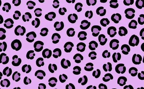 Abstract modern leopard seamless pattern. Animals trendy background. Pink and Stock Illustration