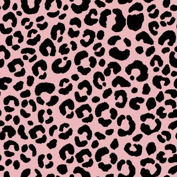Abstract modern leopard seamless pattern. Animals trendy background. Black and Stock Illustration
