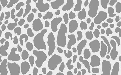 Abstract modern leopard seamless pattern. Animals trendy background. Grey Illustrazione stock