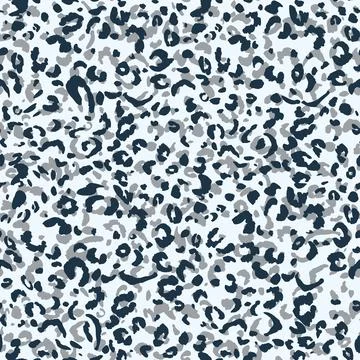 Abstract modern leopard seamless pattern. Animals trendy background. White and Illustrazione stock
