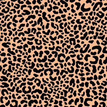 Abstract modern leopard seamless pattern. Animals trendy background. Black and Stockillustratie