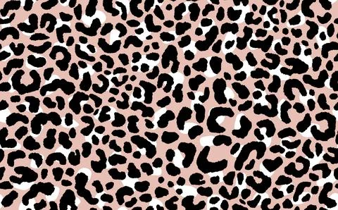 Abstract modern leopard seamless pattern. Animals trendy background. Beige and Illustrazione stock