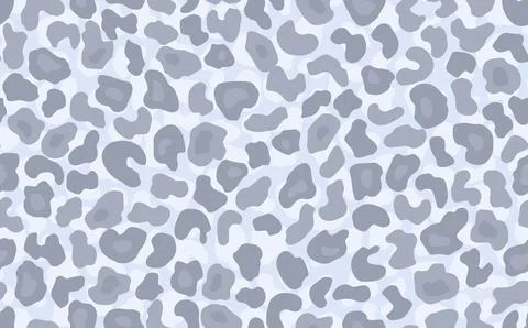 Abstract modern leopard seamless pattern. Animals trendy background. Grey Illustrazione stock