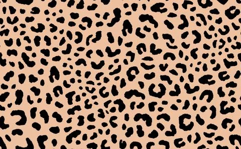 Abstract modern leopard seamless pattern. Animals trendy background. Beige and Stock Illustration