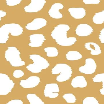 Abstract modern leopard seamless pattern. Animals trendy background. Beige and Stock Illustration