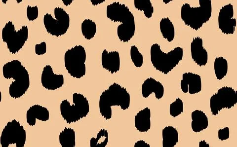 Abstract modern leopard seamless pattern. Animals trendy background. Beige and 스톡 일러스트