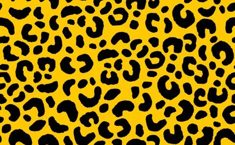 Abstract modern leopard seamless pattern. Animals trendy background. Orange and Illustrazione stock