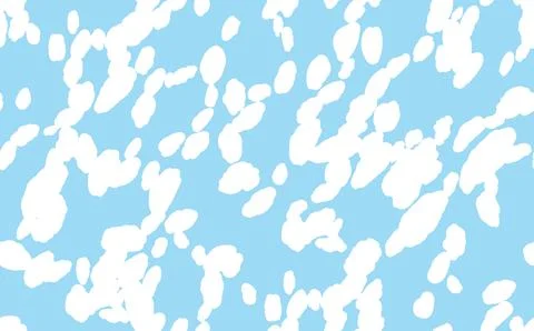 Abstract modern leopard seamless pattern. Animals trendy background. Blue and Stock Illustration