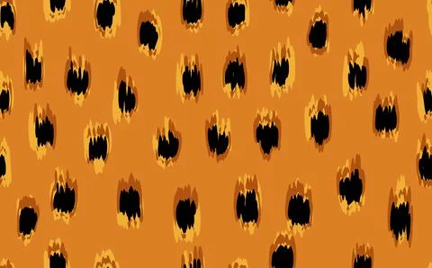 Abstract modern leopard seamless pattern. Animals trendy background. Brow and 스톡 일러스트