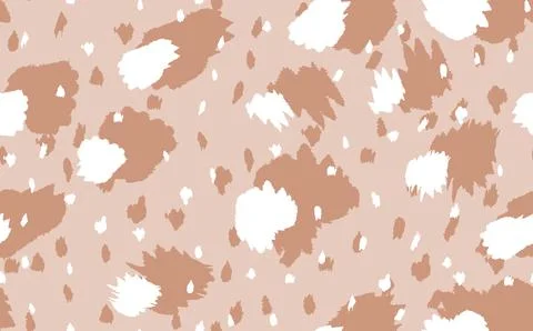 Abstract modern leopard seamless pattern. Animals trendy background. Beige and Stock Illustration
