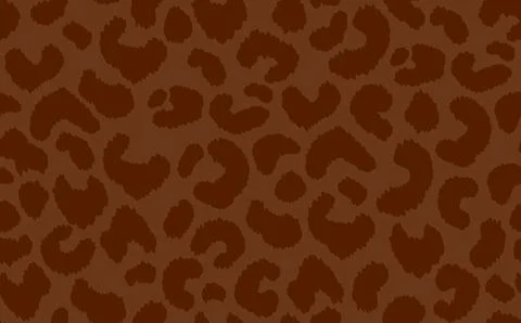 Abstract modern leopard seamless pattern. Animals trendy background. Brown Stock Illustration