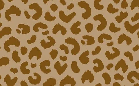 Abstract modern leopard seamless pattern. Animals trendy background. Beige and Stock Illustration