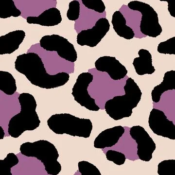 Abstract modern leopard seamless pattern. Animals trendy background. Pink and Stock Illustration