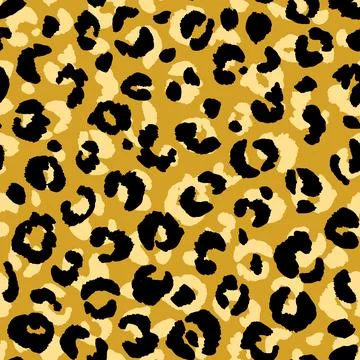 Abstract modern leopard seamless pattern. Animals trendy background. Beige and Illustrazione stock