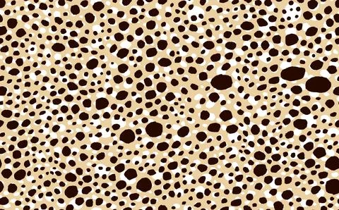 Abstract modern leopard seamless pattern. Animals trendy background. Black and Stock Illustration