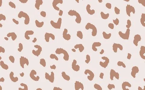 Abstract modern leopard seamless pattern. Animals trendy background. Beige and Stock Illustration