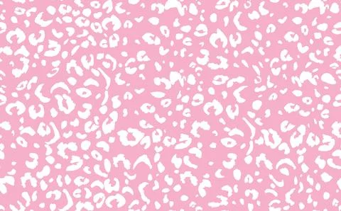 Abstract modern leopard seamless pattern. Animals trendy background. Pink and Stock Illustration