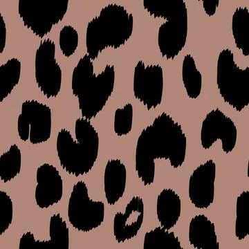 Abstract modern leopard seamless pattern. Animals trendy background. Beige and Stock Illustration