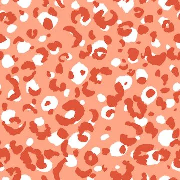 Abstract modern leopard seamless pattern. Animals trendy background. Beige and Illustrazione stock