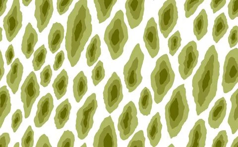 Abstract modern leopard seamless pattern. Animals trendy background. Green and Stock Illustration