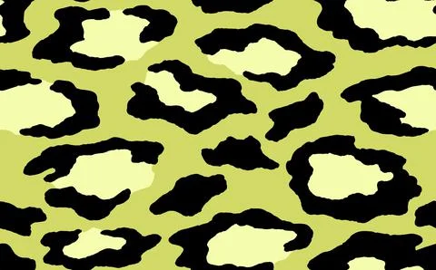 Abstract modern leopard seamless pattern. Animals trendy background. Green and Illustrazione stock