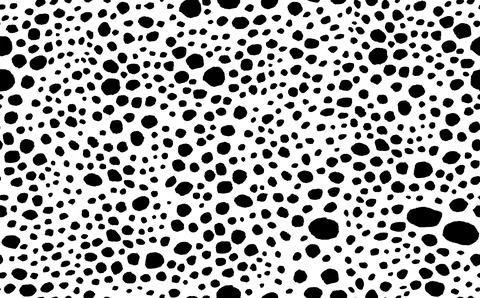 Abstract modern leopard seamless pattern. Animals trendy background. Black and Stock Illustration