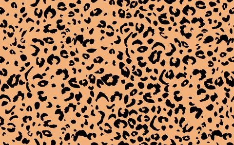 Abstract modern leopard seamless pattern. Animals trendy background. Beige and Stock Illustration