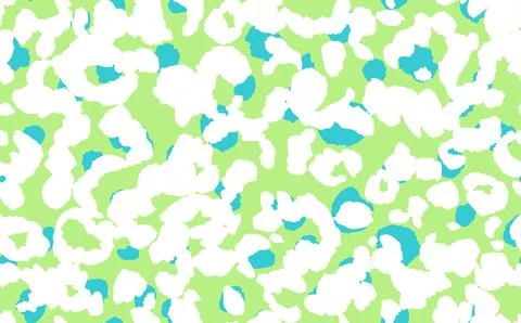 Abstract modern leopard seamless pattern. Animals trendy background. Green and Stock Illustration