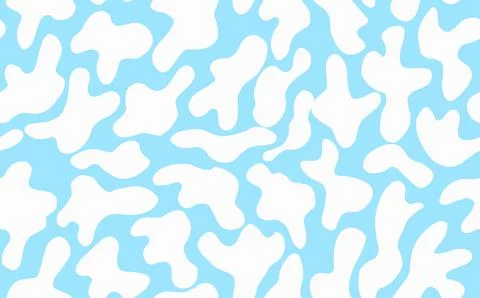 Abstract modern leopard seamless pattern. Animals trendy background. Blue and Illustrazione stock
