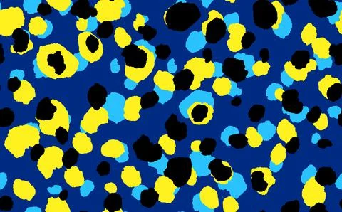 Abstract modern leopard seamless pattern. Animals trendy background. Yellow and Illustrazione stock