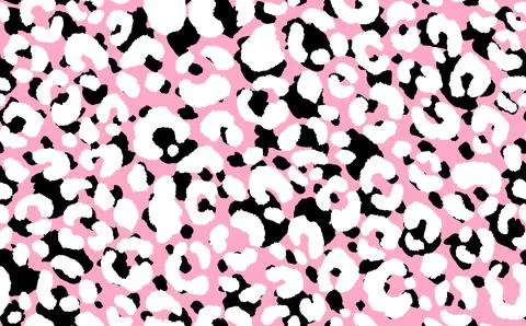 Abstract modern leopard seamless pattern. Animals trendy background. Pink and Stock Illustration