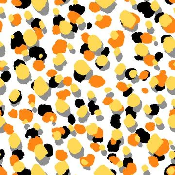Abstract modern leopard seamless pattern. Animals trendy background. Black and Stock Illustration