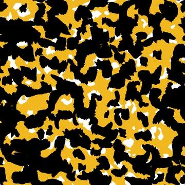 Abstract modern leopard seamless pattern. Animals trendy background. Orange and Stockillustratie