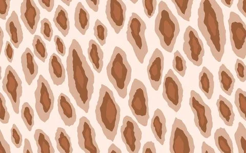Abstract modern leopard seamless pattern. Animals trendy background. Beige Illustrazione stock