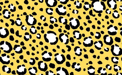 Abstract modern leopard seamless pattern. Animals trendy background. Yellow and Illustrazione stock