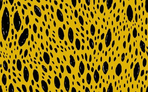Abstract modern leopard seamless pattern. Animals trendy background. Orange and Illustrazione stock