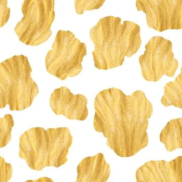 Abstract modern leopard seamless pattern. Animals trendy background. Golden and Stockillustratie