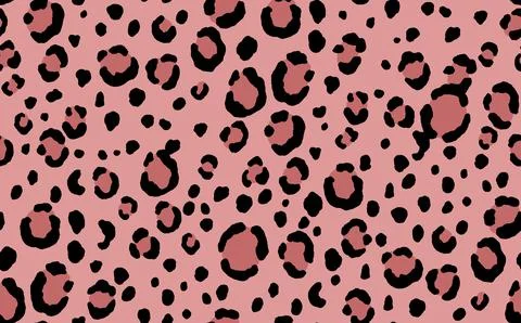 Abstract modern leopard seamless pattern. Animals trendy background. Pink and Stockillustratie