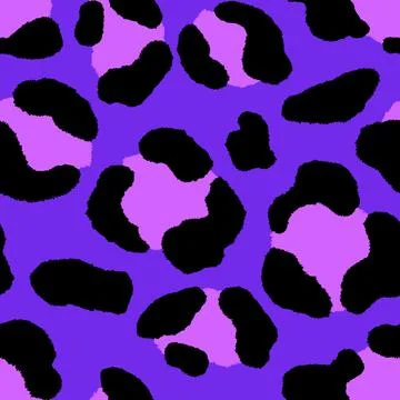 Abstract modern leopard seamless pattern. Animals trendy background. Purple Stockillustratie