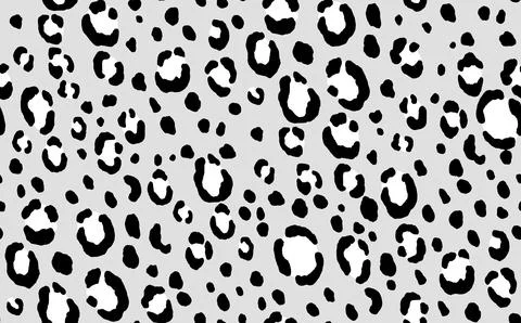 Abstract modern leopard seamless pattern. Animals trendy background. Grey and 스톡 일러스트