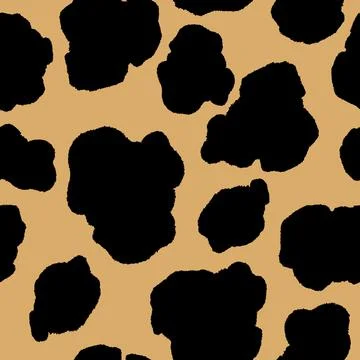 Abstract modern leopard seamless pattern. Animals trendy background. Black and Illustrazione stock