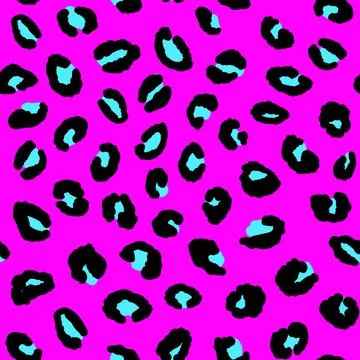 Abstract modern leopard seamless pattern. Animals trendy background. Pink and Stock Illustration