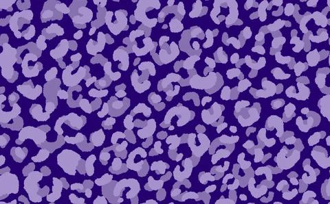 Abstract modern leopard seamless pattern. Animals trendy background. Purple Illustrazione stock