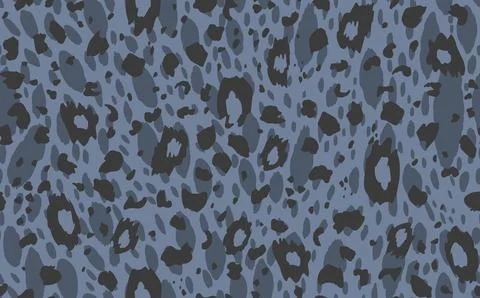 Abstract modern leopard seamless pattern. Animals trendy background. Grey Illustrazione stock